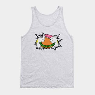 Dope all you can eat burger illustration Tank Top